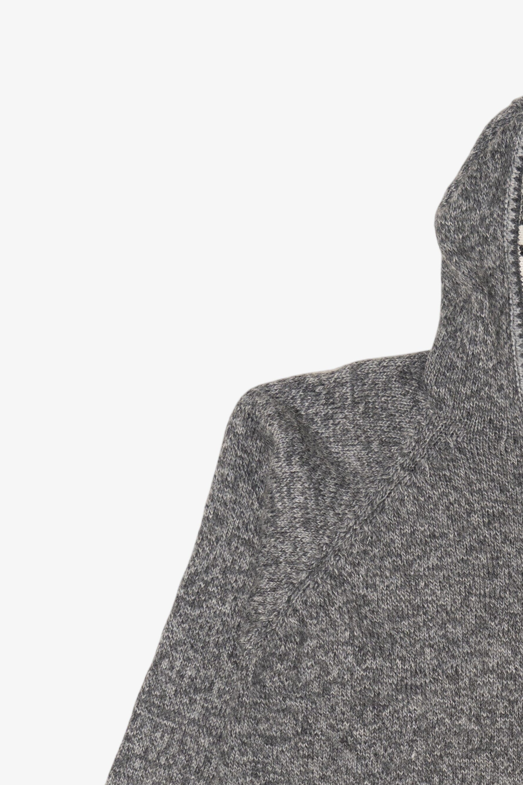 Vintage Gray Artesanias Marcia Hooded Sweater (1990s)
