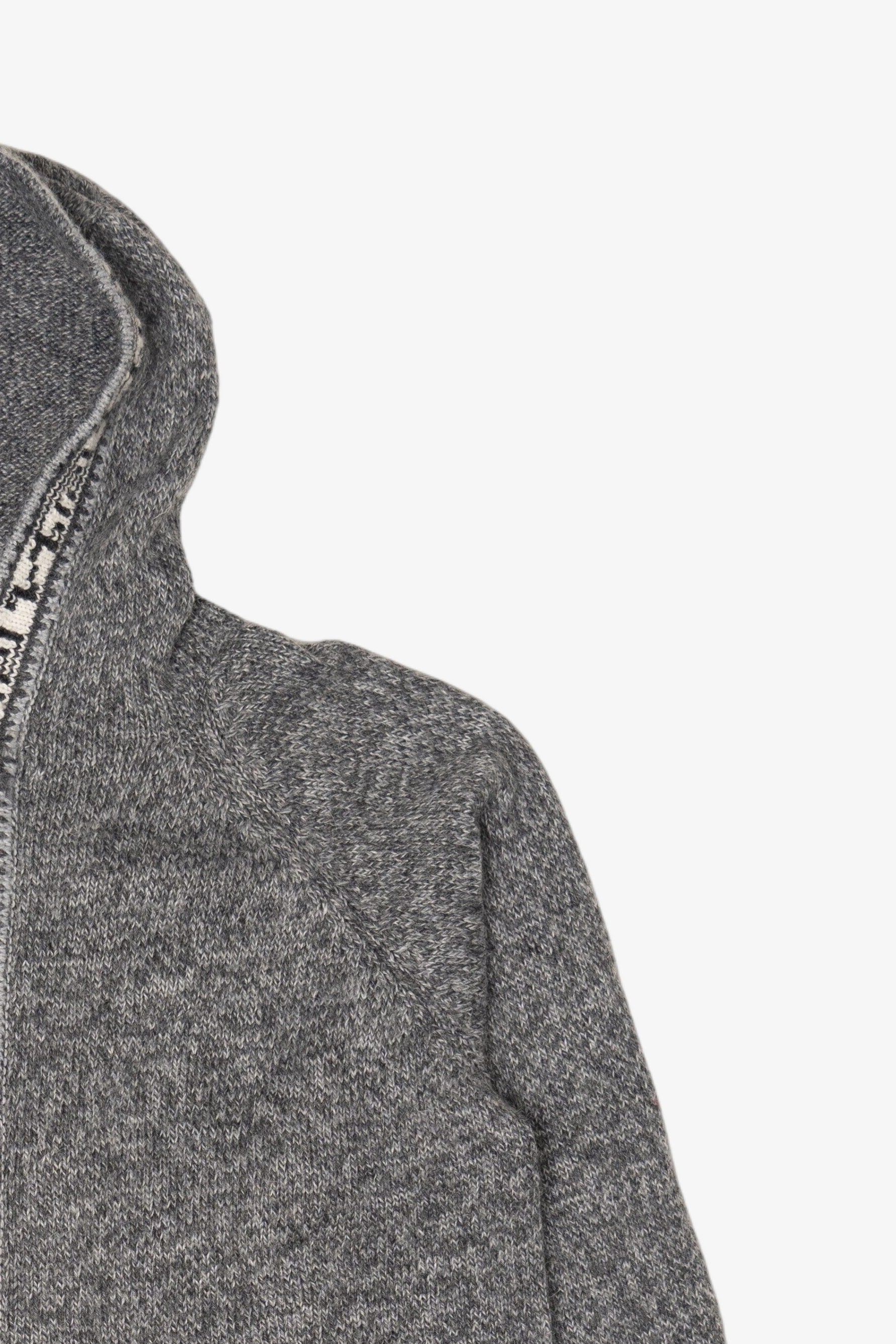 Vintage Gray Artesanias Marcia Hooded Sweater (1990s)