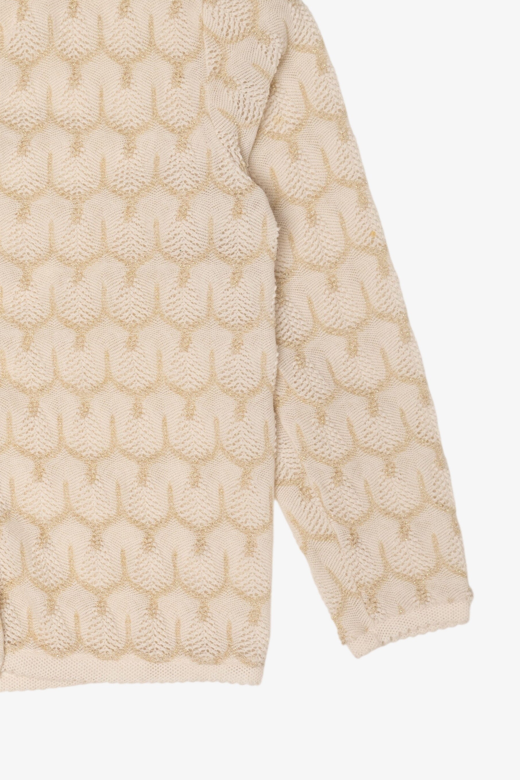 Vintage Ivory Fashion Elle Cardigan (1970s)