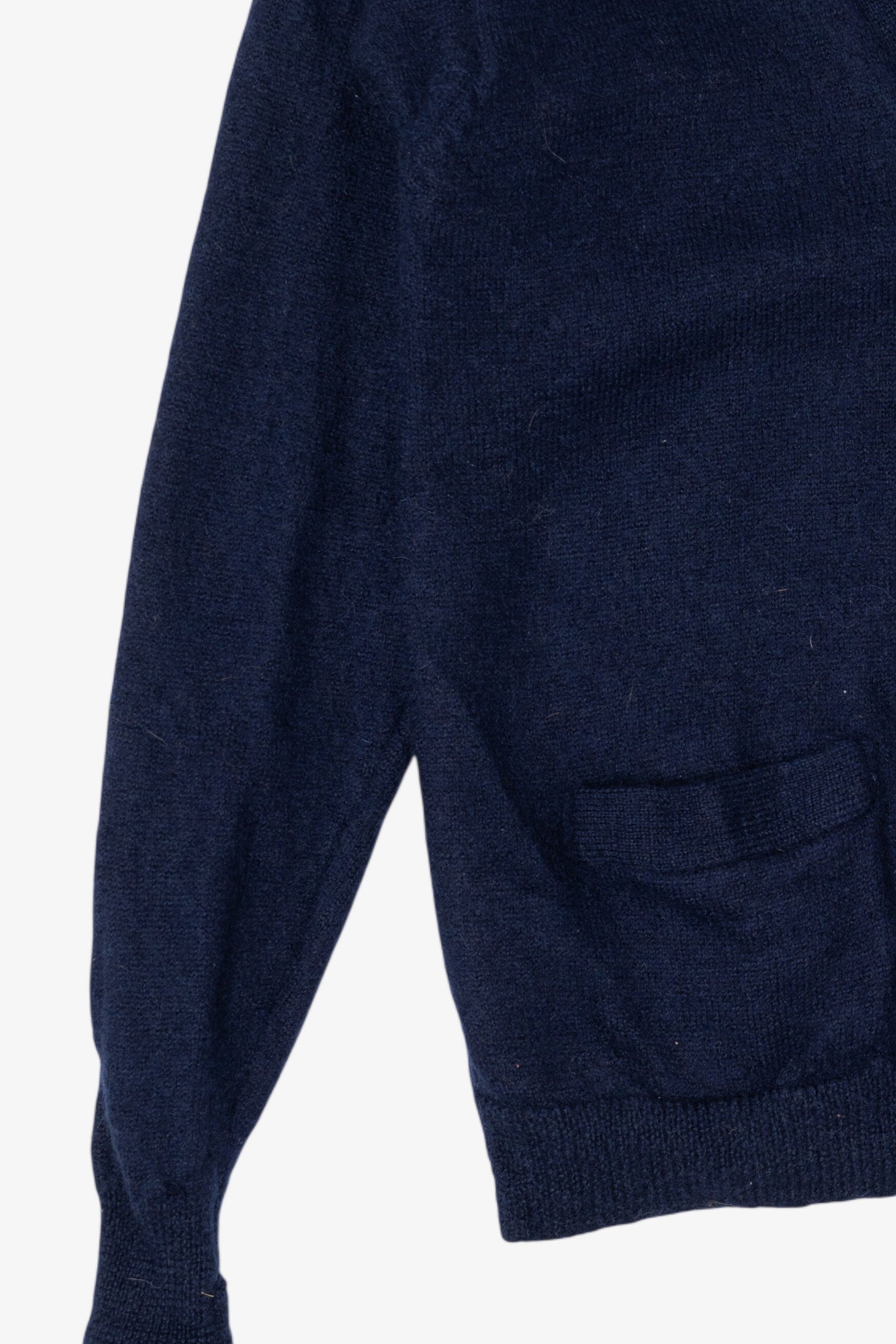 Vintage Navy Blue Looney Tunes Bugs And Taz Cardigan Sweater (1990s)