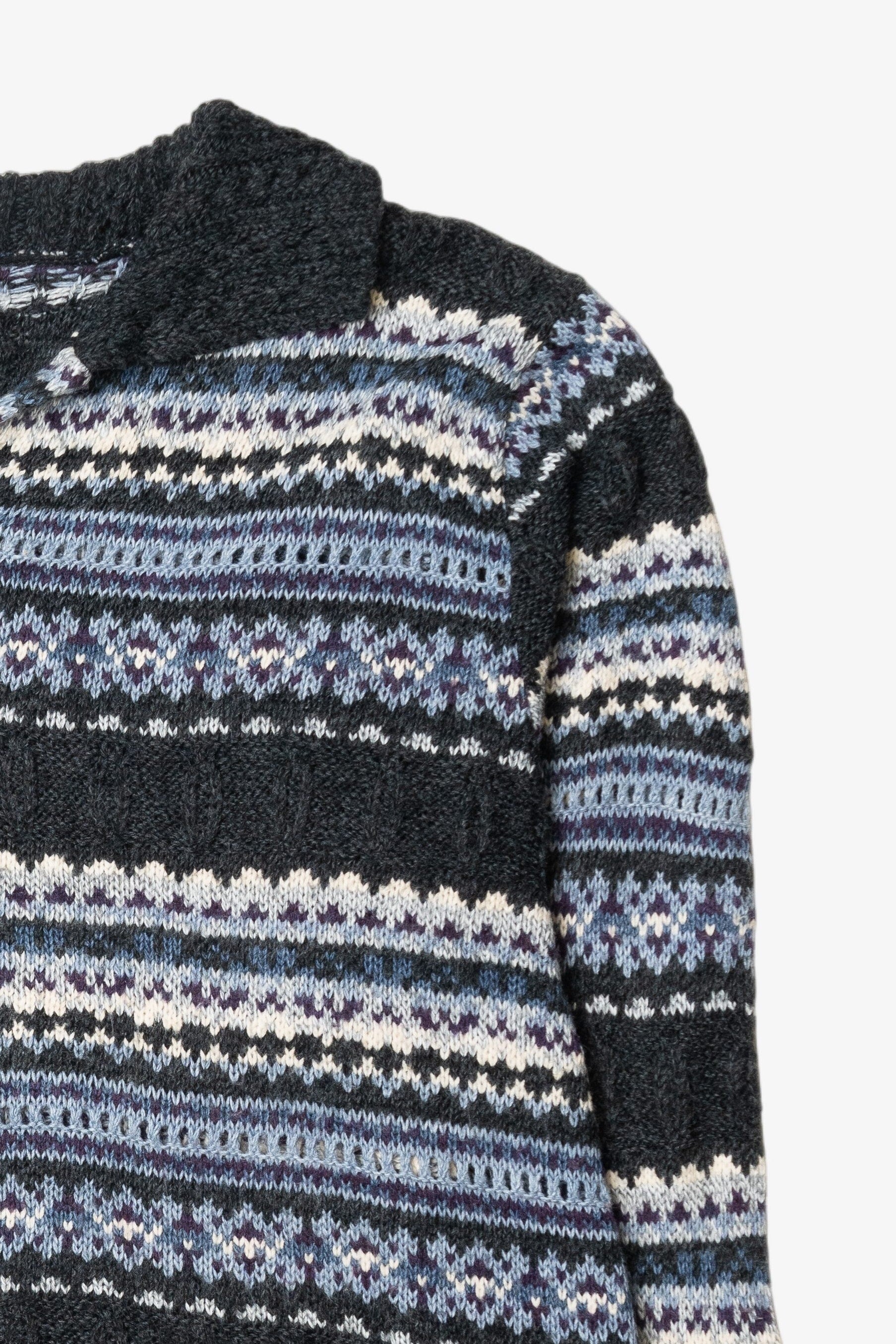 Vintage Kathy Ireland Fair Isle Cardigan (1990s)