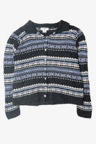 Vintage Kathy Ireland Fair Isle Cardigan (1990s)