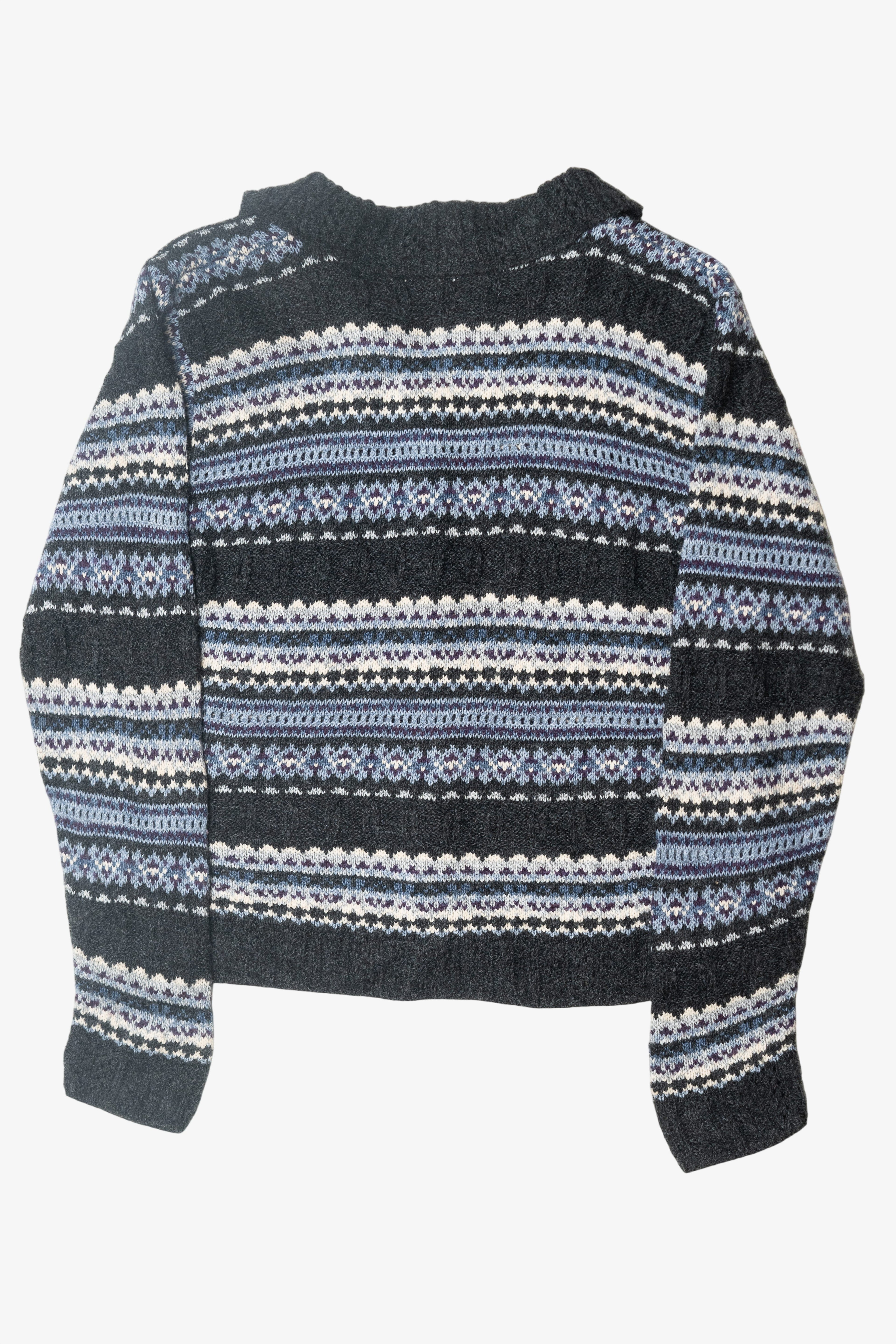 Vintage Kathy Ireland Fair Isle Cardigan (1990s)
