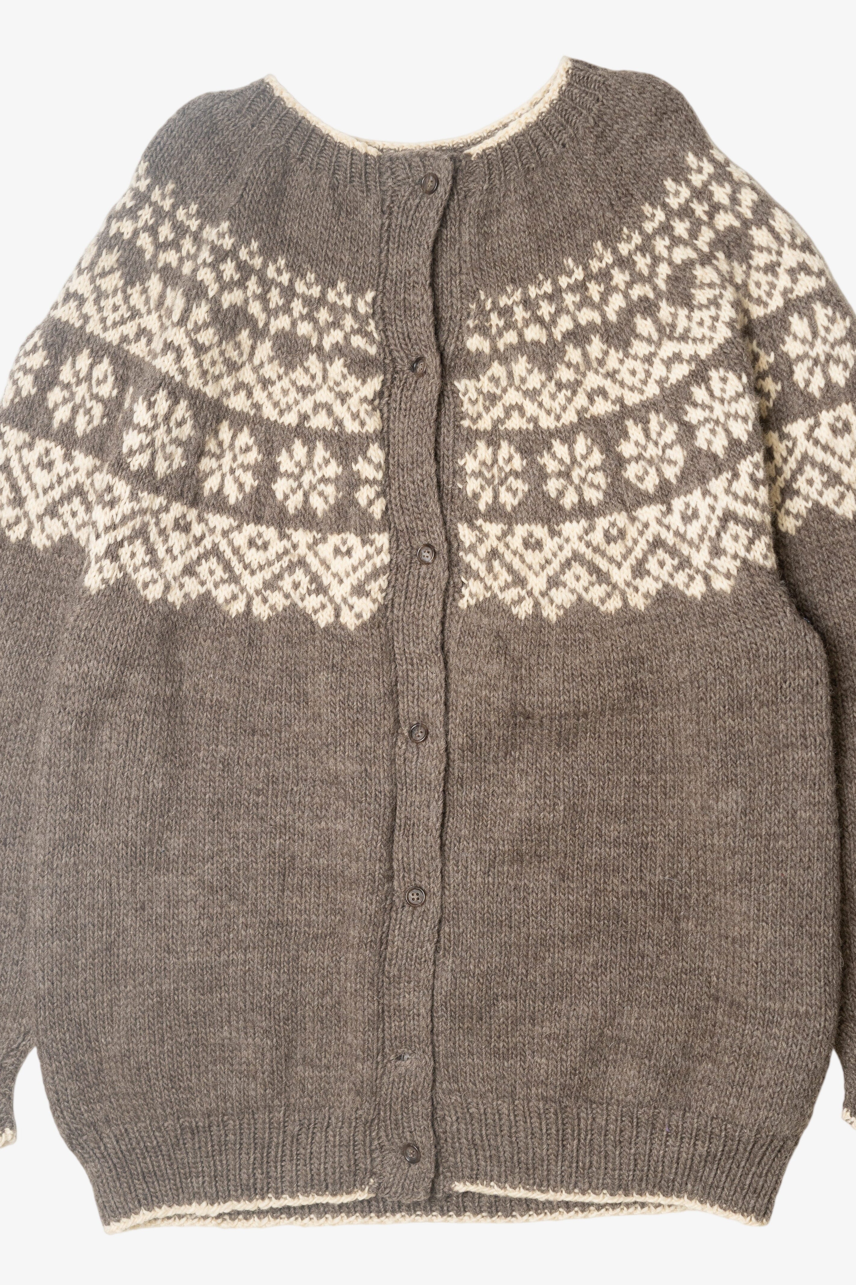 Vintage J. Sills-Kinsfather Fair Isle Cardigan (1990s)