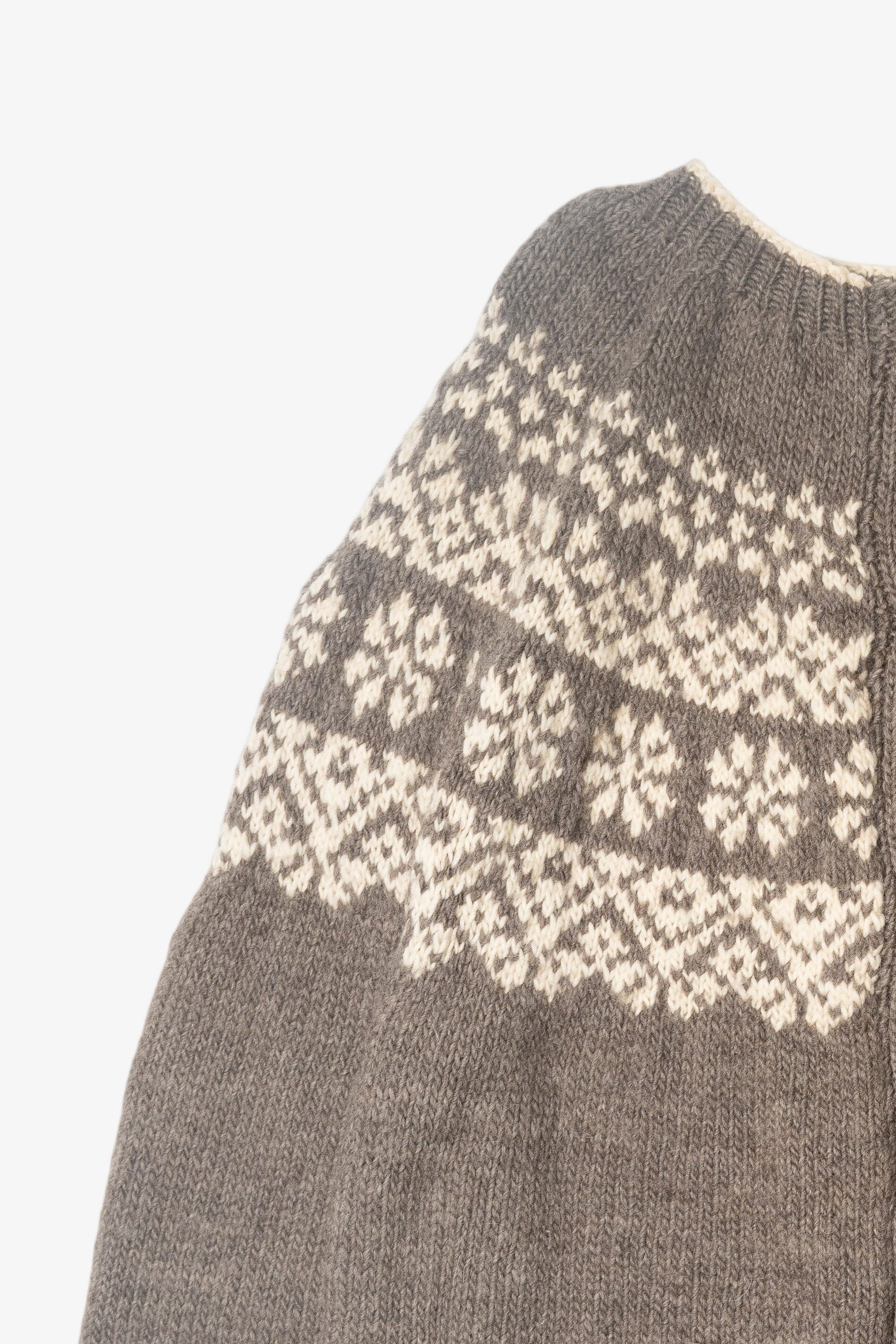Vintage J. Sills-Kinsfather Fair Isle Cardigan (1990s)