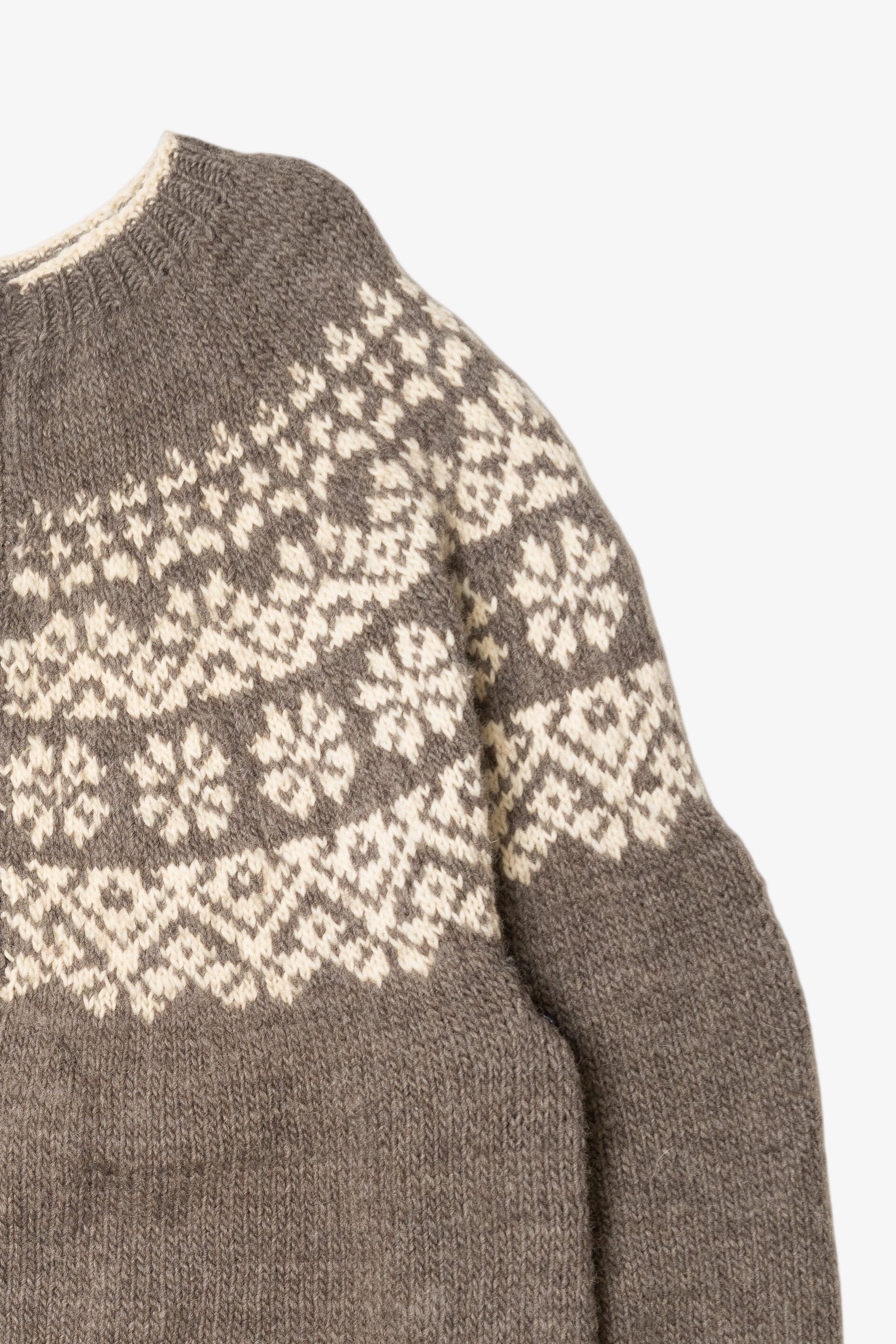 Vintage J. Sills-Kinsfather Fair Isle Cardigan (1990s)