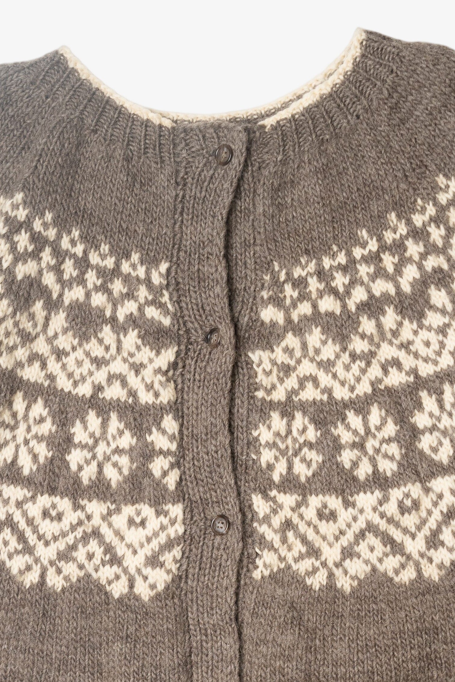 Vintage J. Sills-Kinsfather Fair Isle Cardigan (1990s)