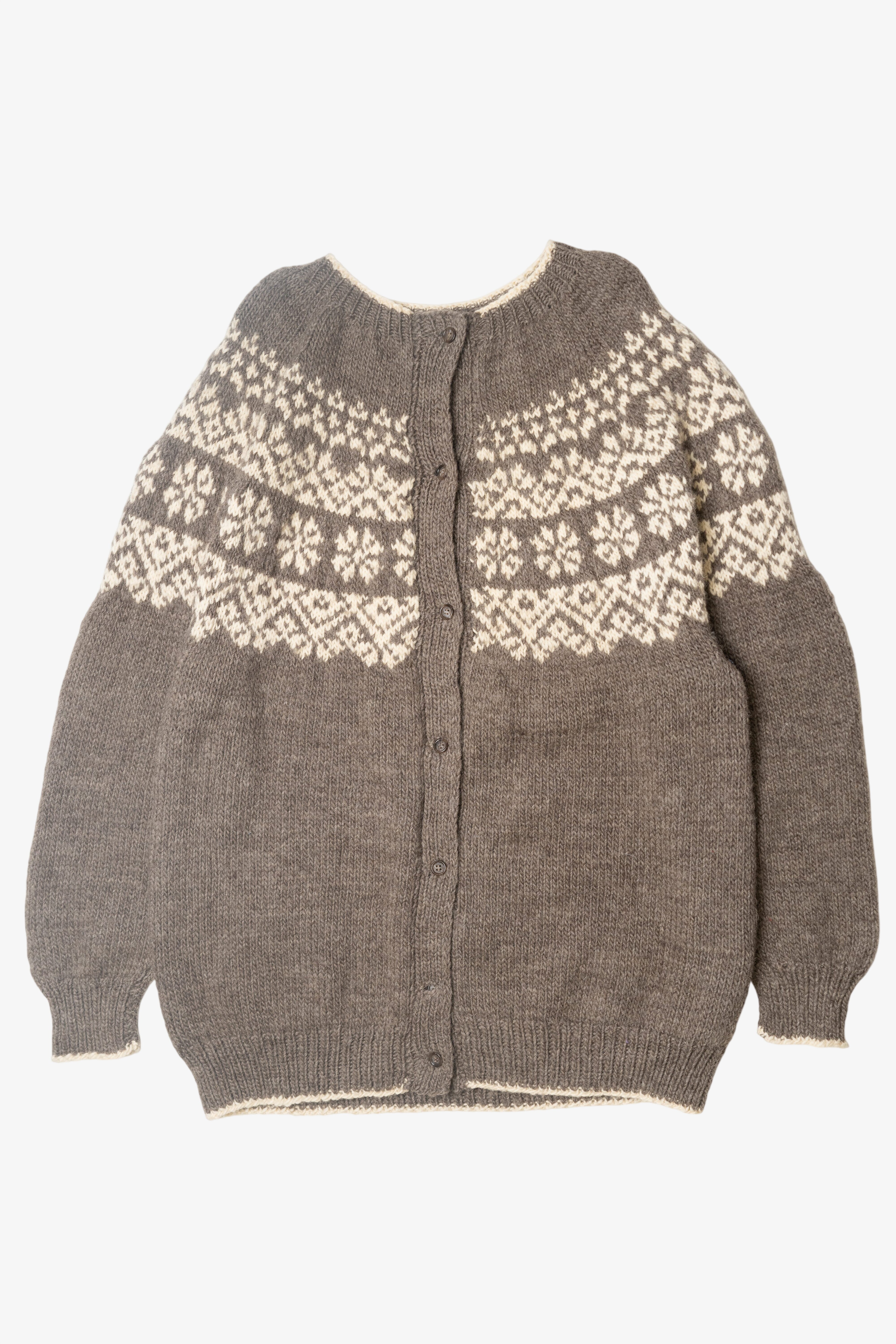 Vintage J. Sills-Kinsfather Fair Isle Cardigan (1990s)