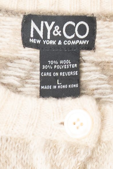 Vintage NY and Co Fair Isle Cardigan (2000s)