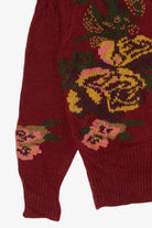 Vintage Burgundy Robin Sinkler Cardigan Sweater (1990s)
