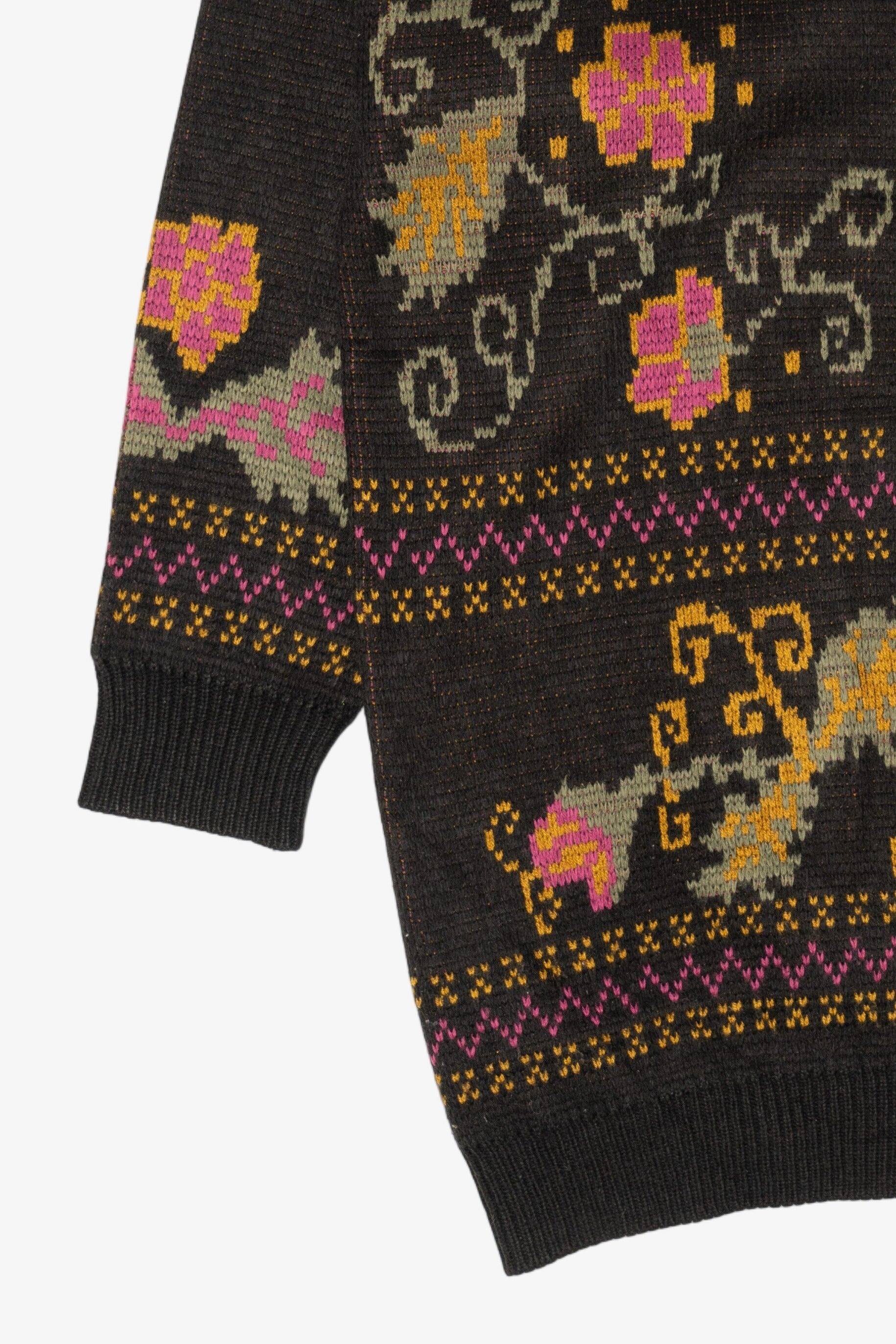 Vintage Floral Cardigan Sweater (1990s)