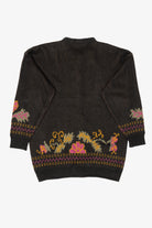 Vintage Floral Cardigan Sweater (1990s)
