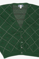 Vintage Green Sutter & Grant Cardigan Sweater (1990s)