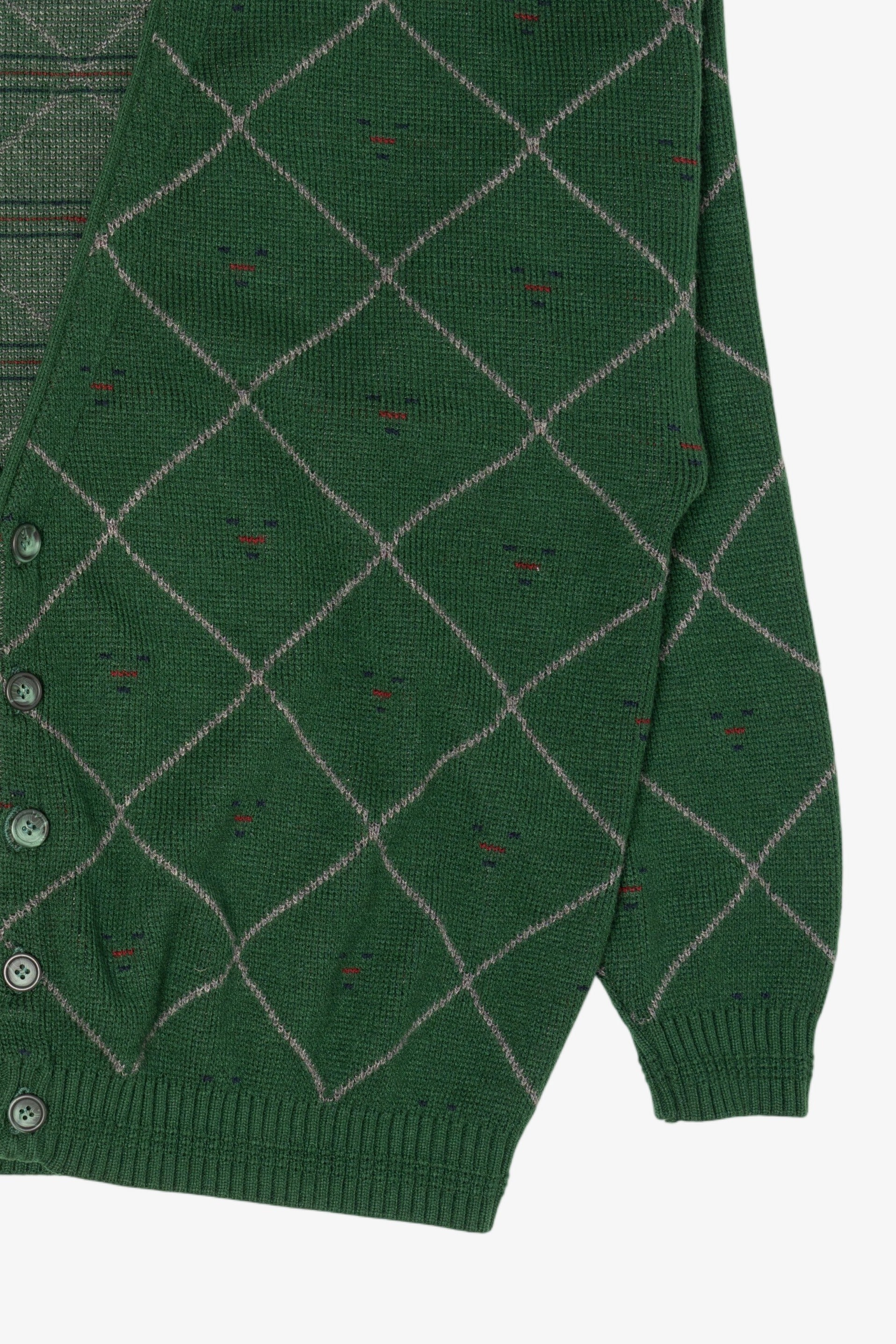 Vintage Green Sutter & Grant Cardigan Sweater (1990s)