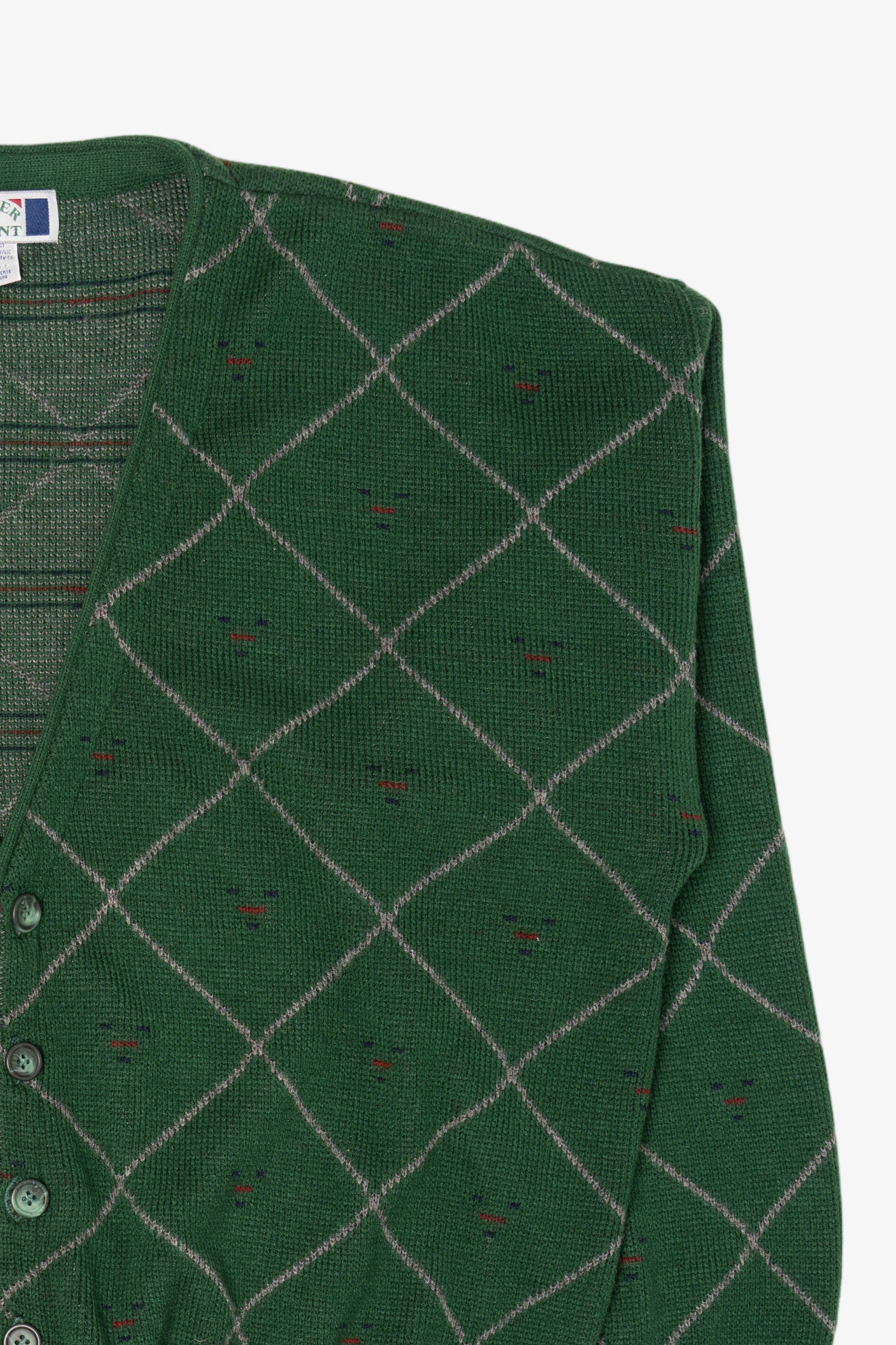 Vintage Green Sutter & Grant Cardigan Sweater (1990s)