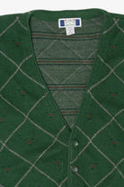 Vintage Green Sutter & Grant Cardigan Sweater (1990s)