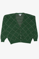 Vintage Green Sutter & Grant Cardigan Sweater (1990s)