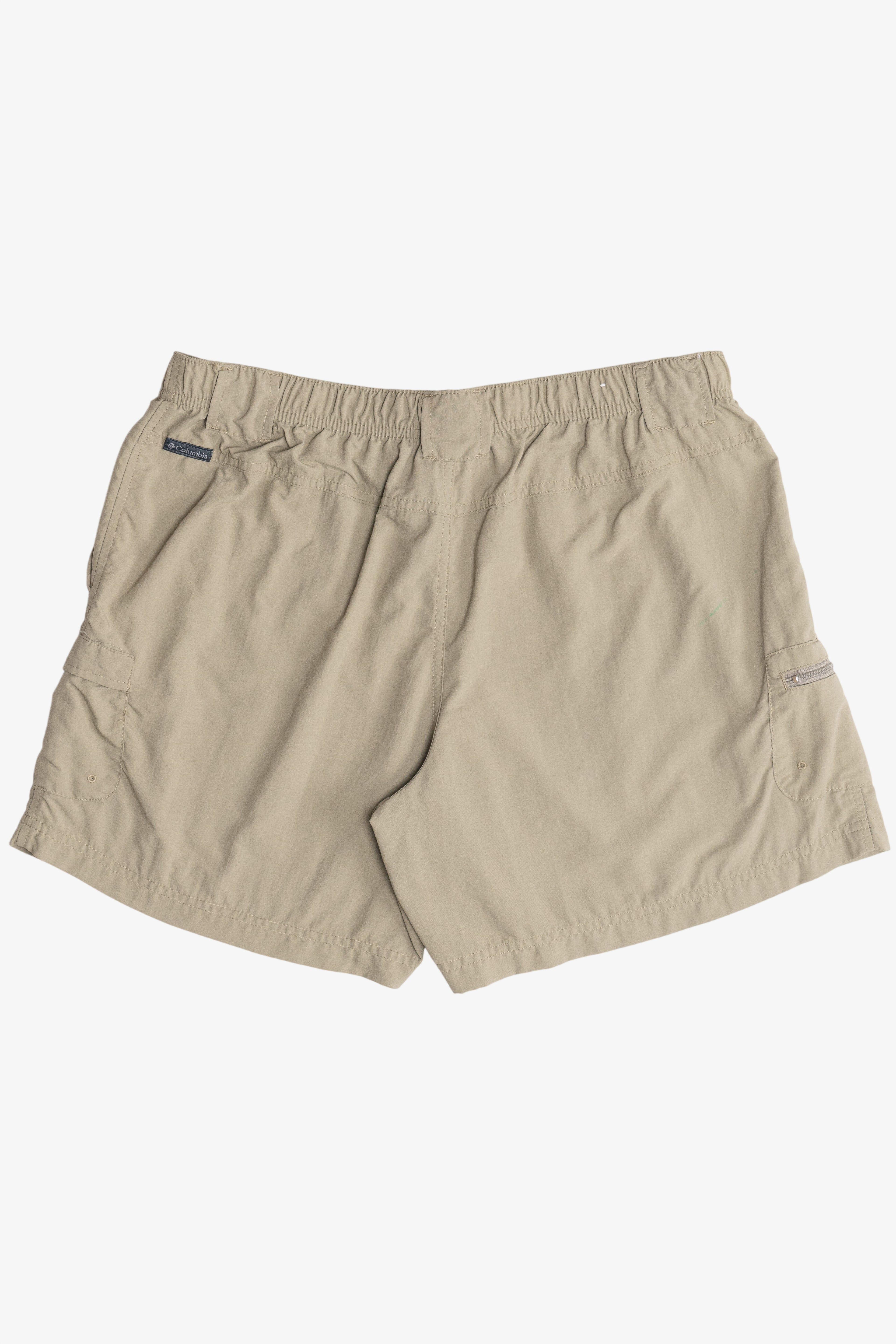 Columbia Lightweight Khaki Hiking Shorts (2020s)