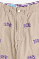 "TCU" Texas Christian University Embroidered Shorts (2010s)