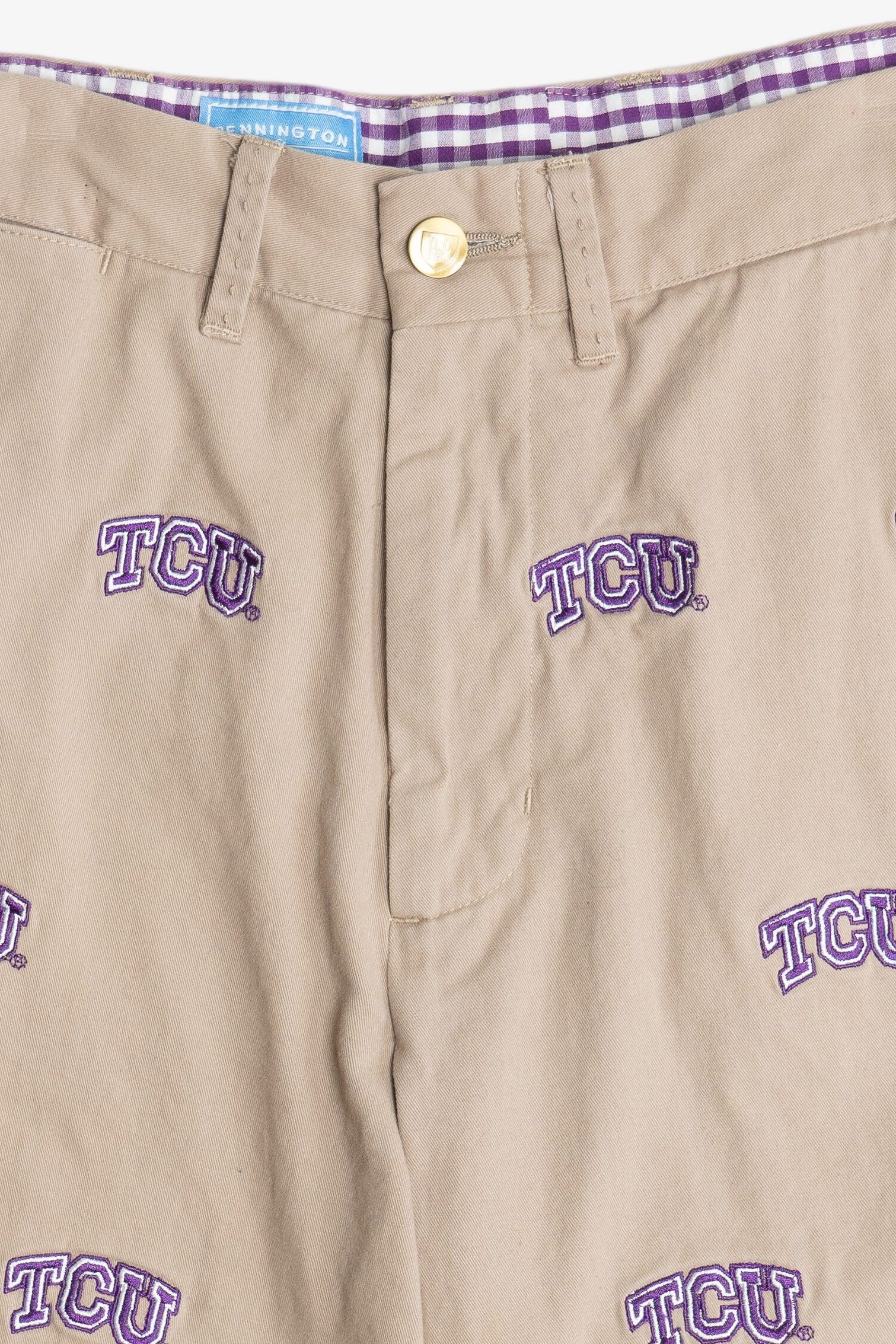 "TCU" Texas Christian University Embroidered Shorts (2010s)
