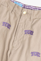 "TCU" Texas Christian University Embroidered Shorts (2010s)