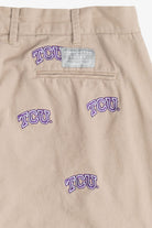 "TCU" Texas Christian University Embroidered Shorts (2010s)