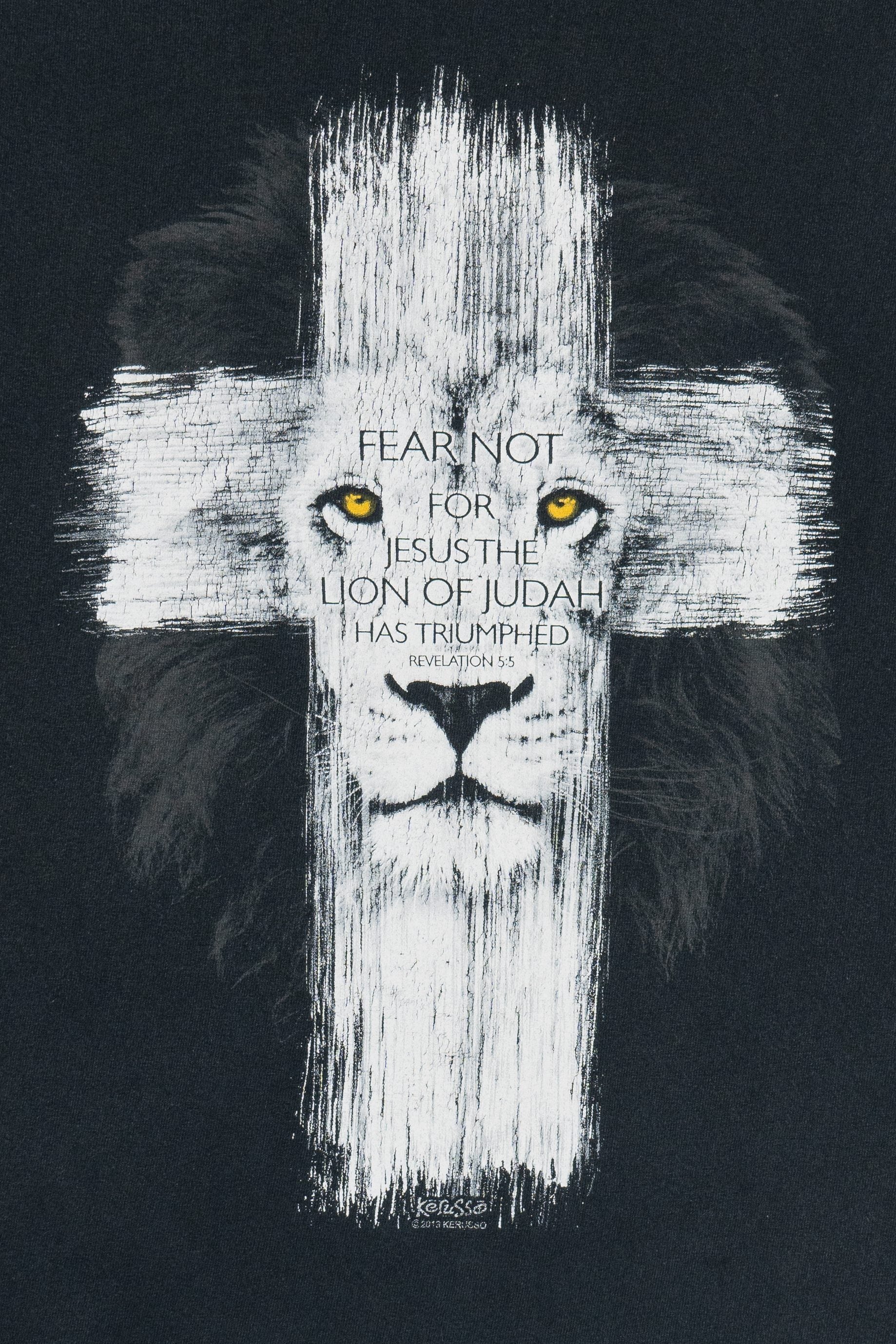 Vintage "Lion Of Judah" Religious T-Shirt (2000s)