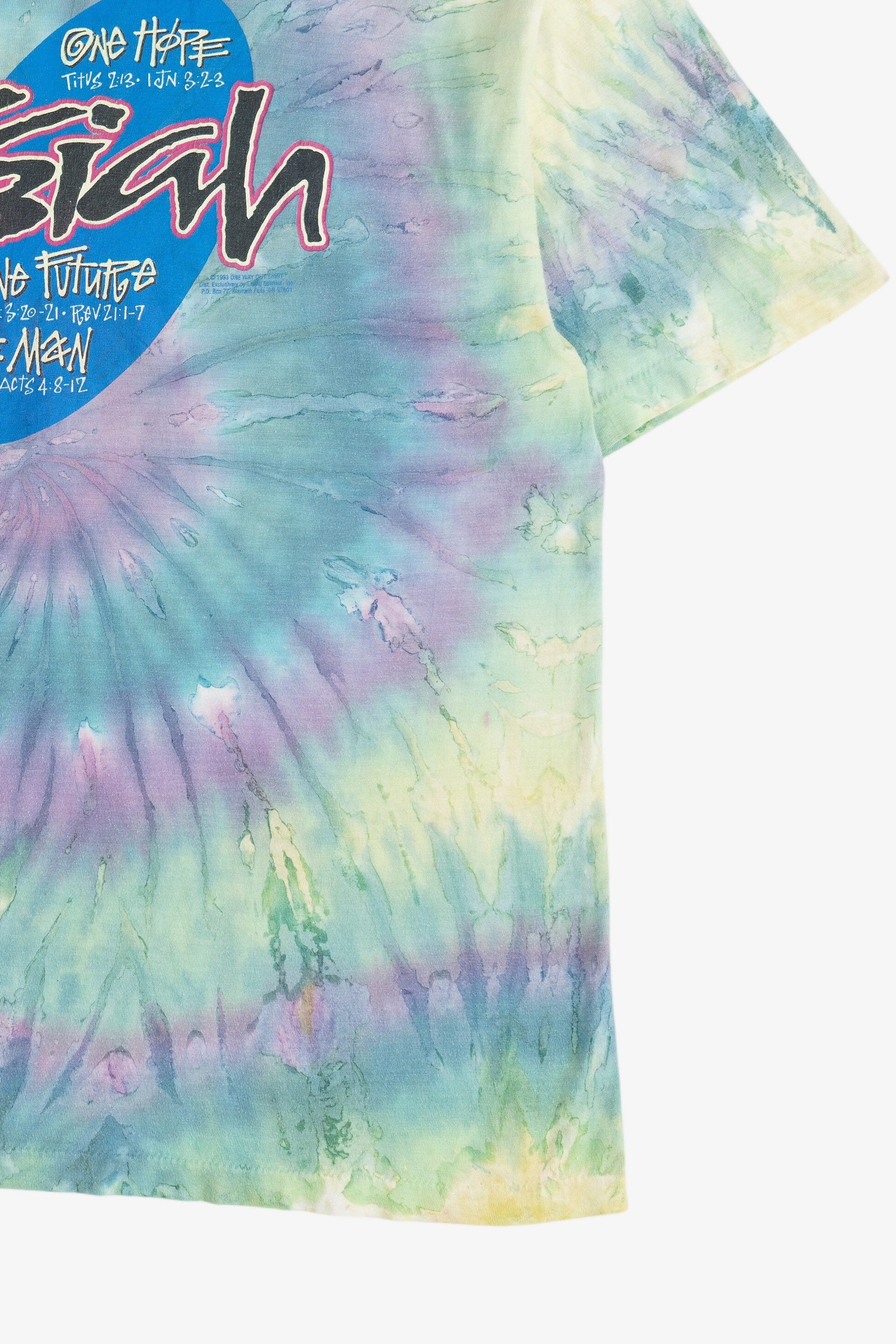 Vintage Messiah "One Hope One Future Man" Religious Tie Dye T-Shirt (2000s)
