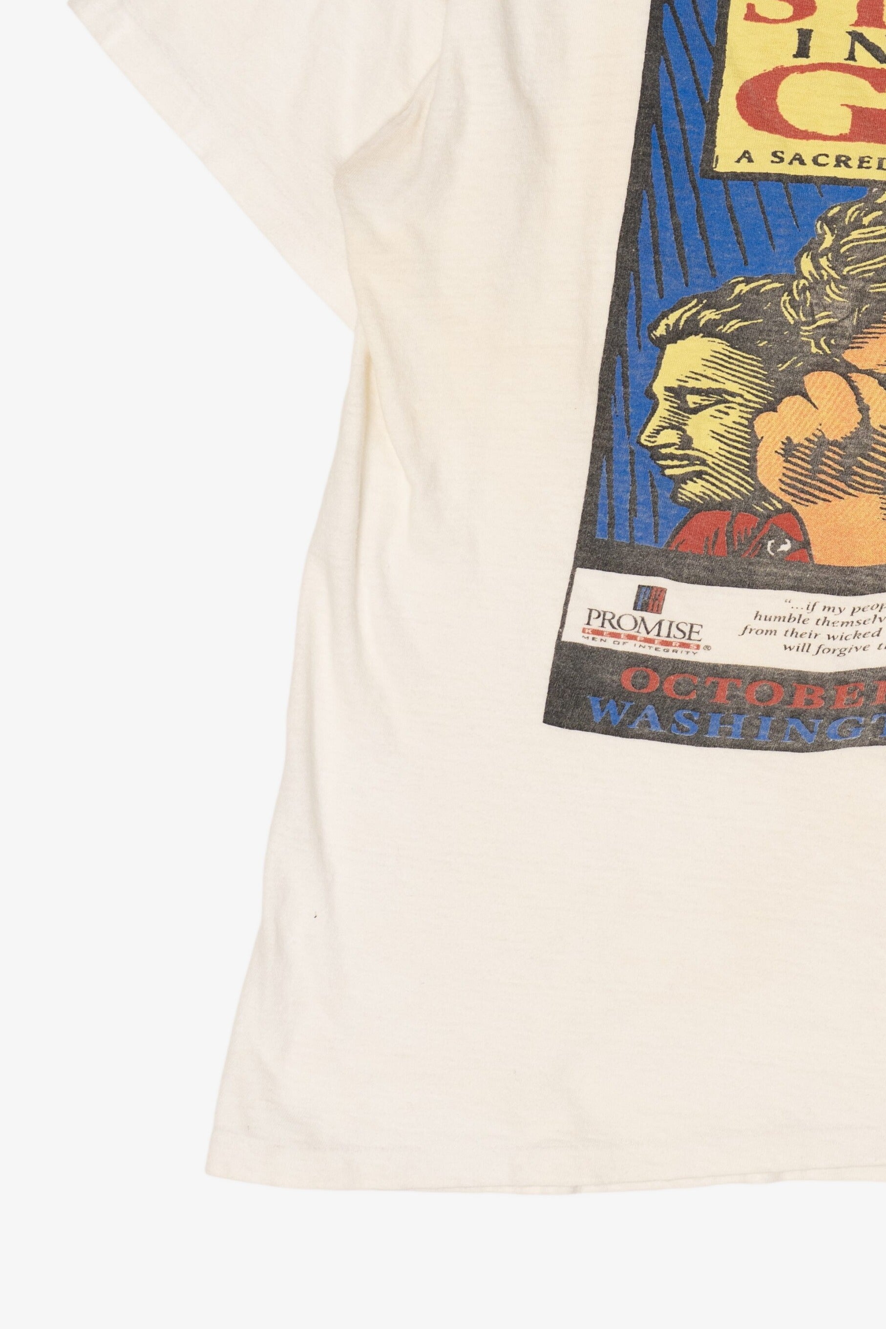 Vintage Promise Keepers "Stand In The Gap" Single Stitch T-Shirt (1990s)