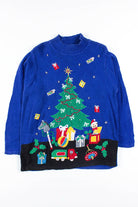 Blue Ugly Christmas Pullover 46540