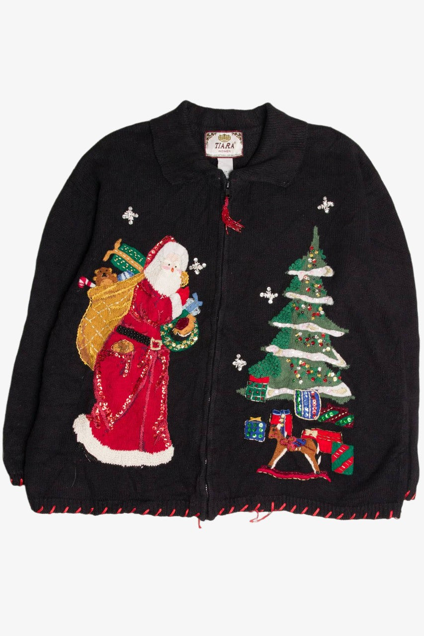Black Ugly Christmas Cardigan 57831