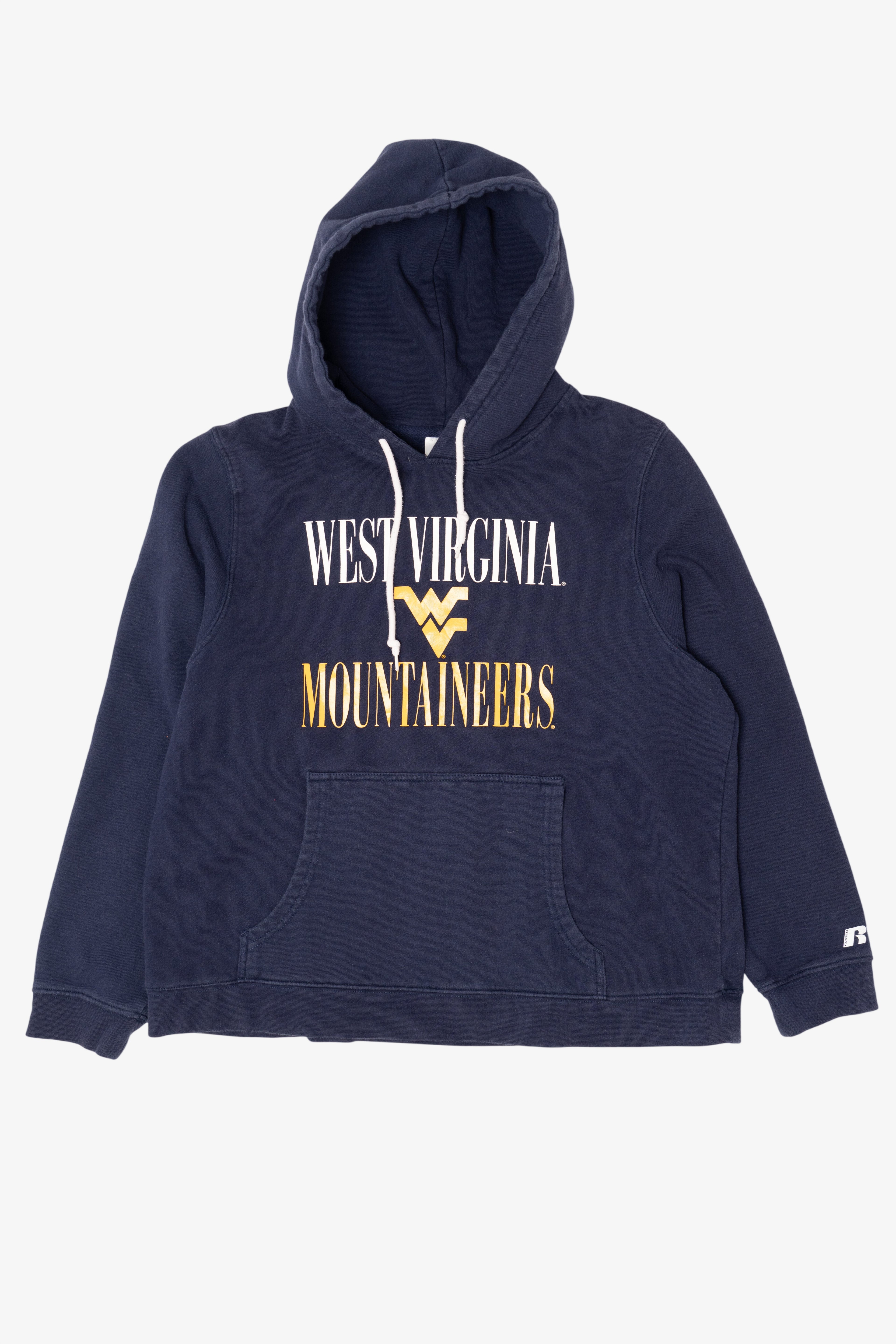 Navy Blue West Virginia Mountaineers Hooded Sweatshirt (2010s)