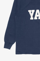 Vintage Navy Blue Yale University Cut Off Raglan Sweatshirt (1990s)