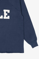 Vintage Navy Blue Yale University Cut Off Raglan Sweatshirt (1990s)