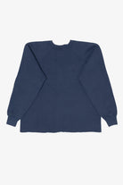 Vintage Navy Blue Yale University Cut Off Raglan Sweatshirt (1990s)