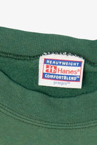 Green Hanes Dartmouth Sweatshirt