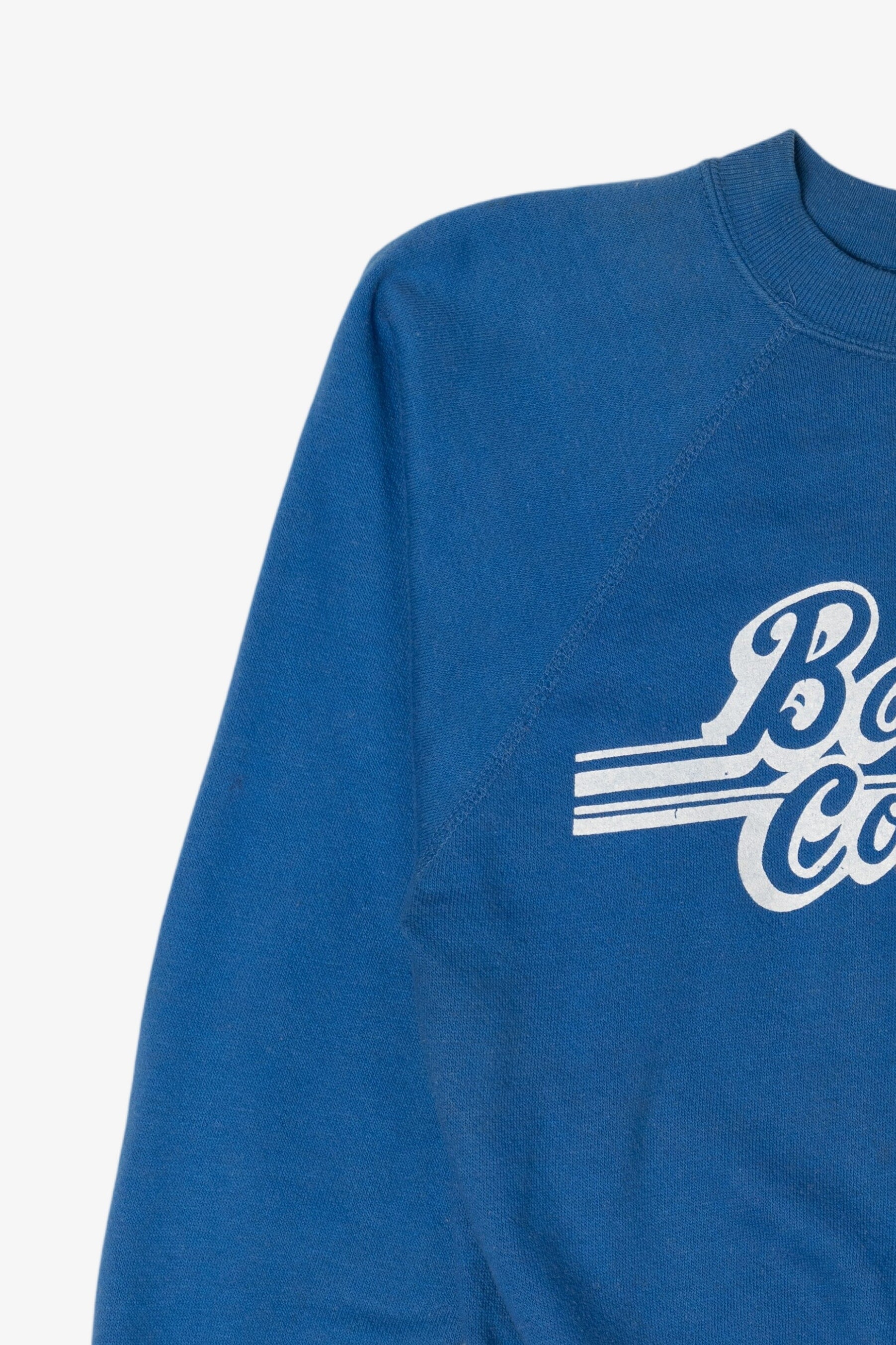 Vintage Blue Baruch College Raglan Sweatshirt (1990s)
