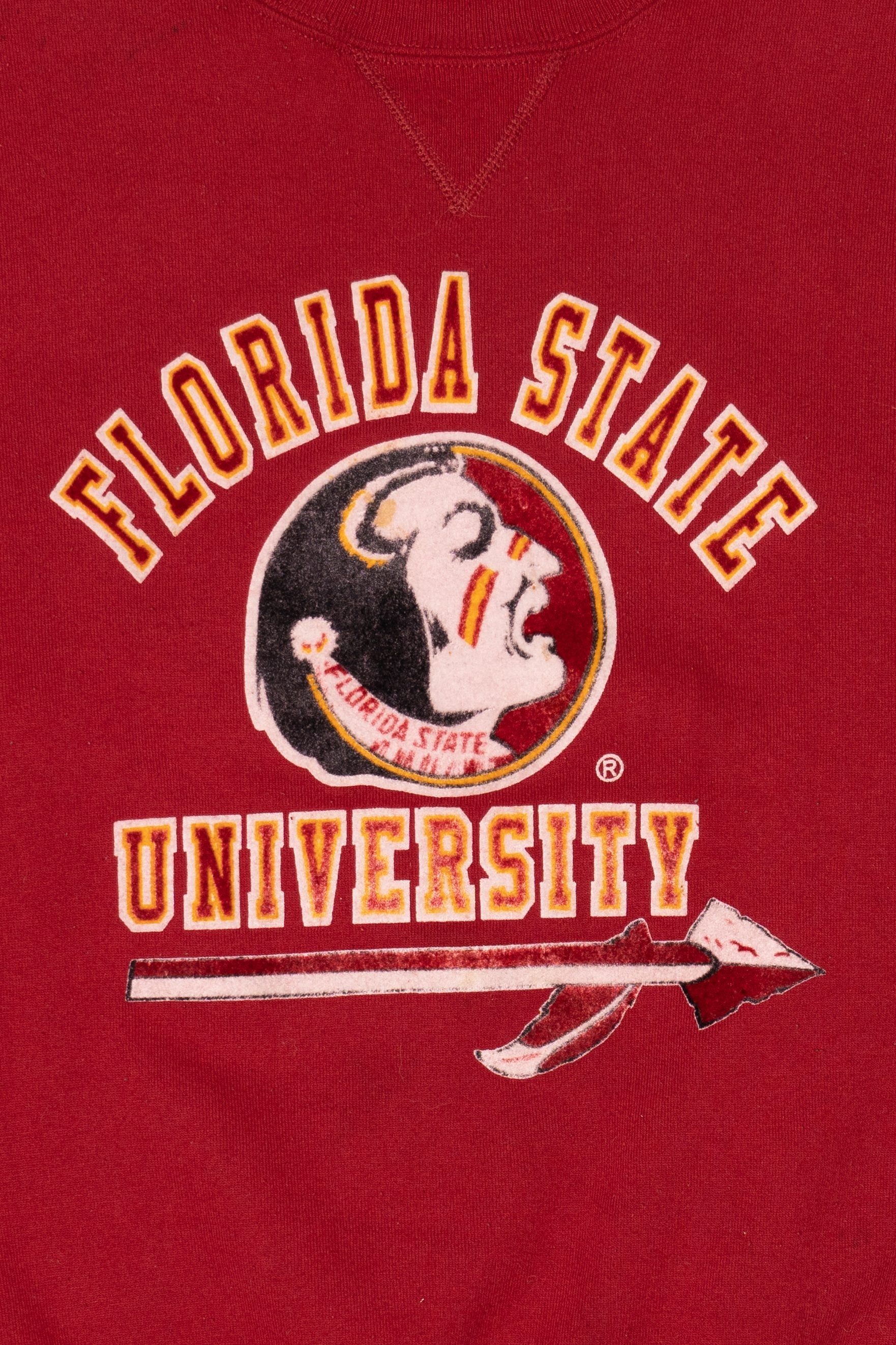 Vintage Red Florida State University Sweatshirt (1990s)