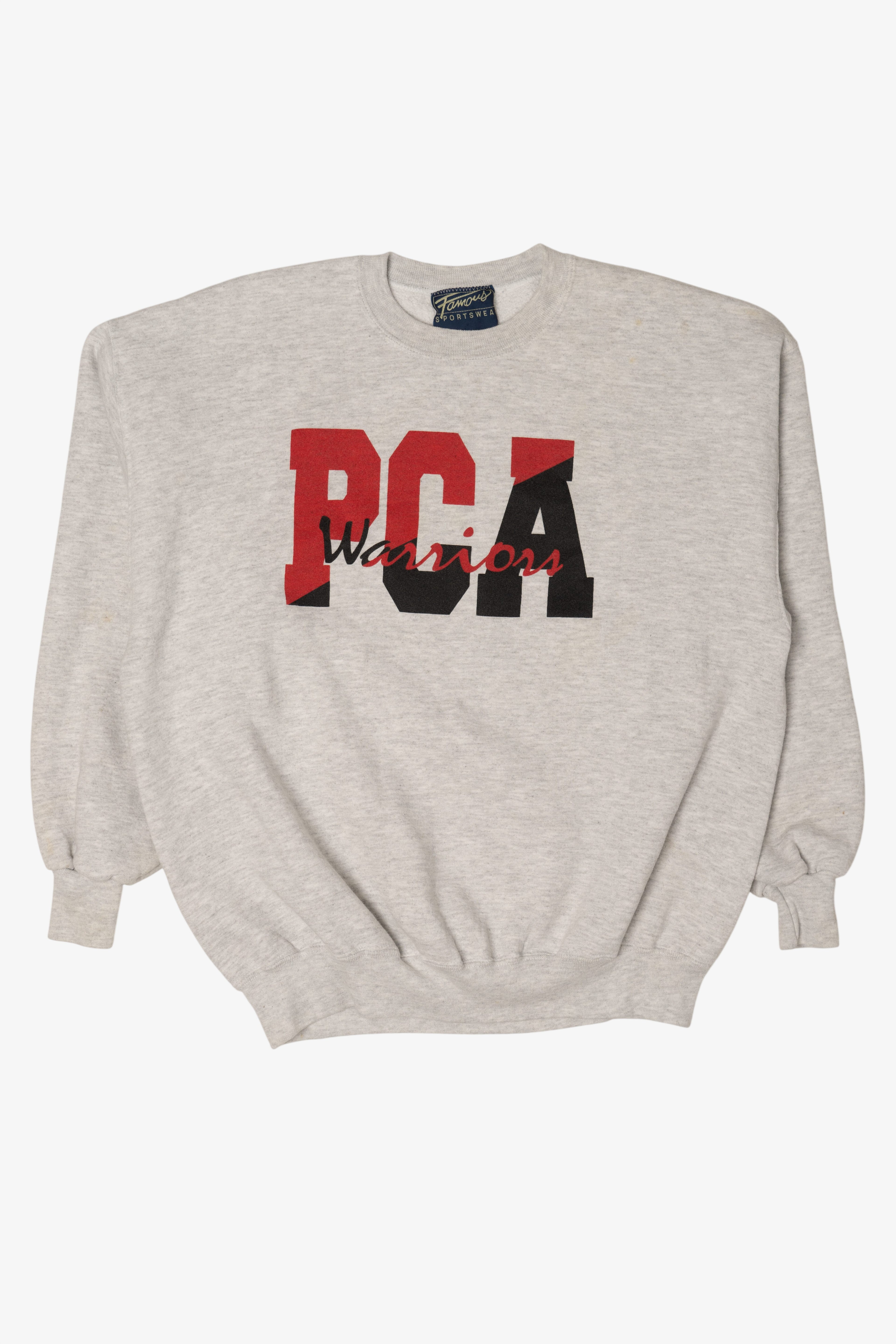 Vintage Light Gray PCA Warrior Sweatshirt (1990s)