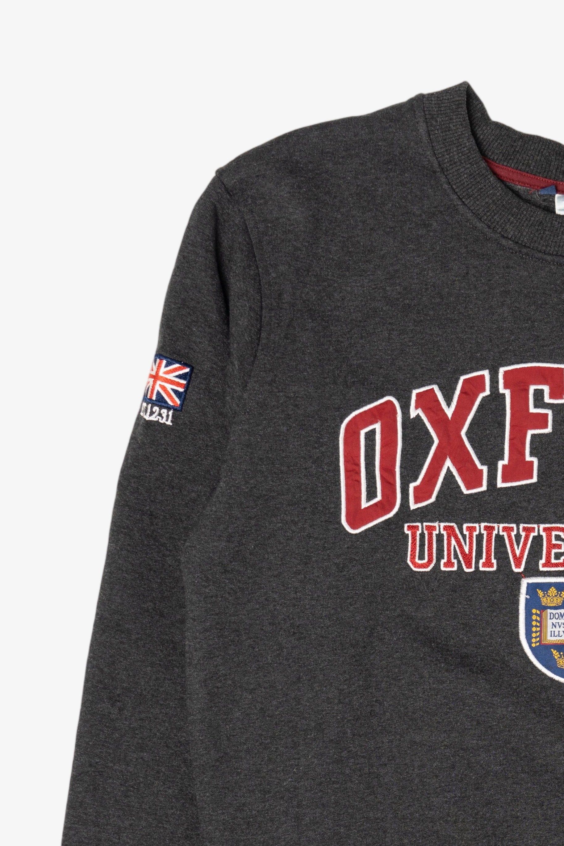 Charcoal Oxford University College Sweatshirt