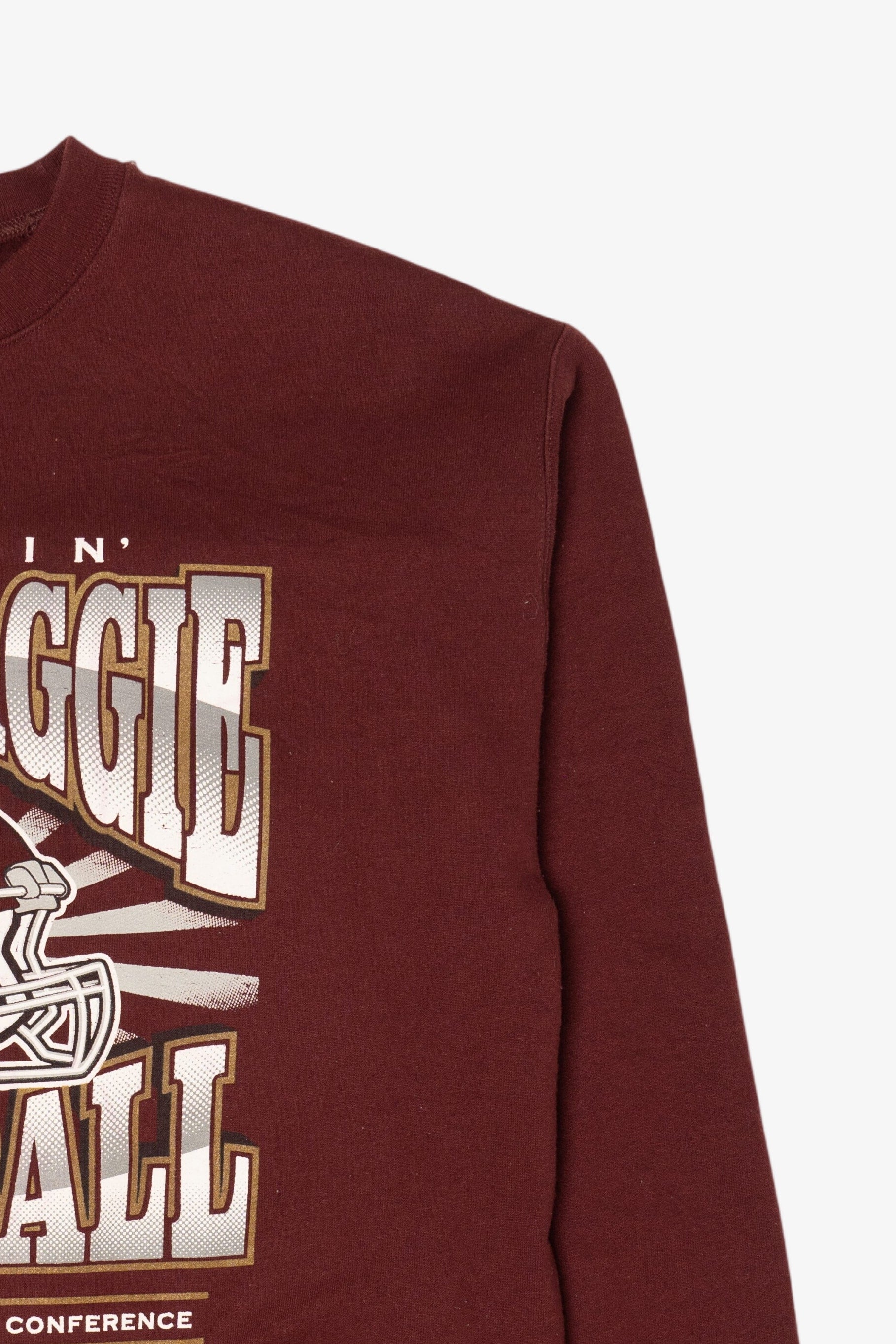 Burgundy Fightin' Texas Auggie Football Southeastern Conference Sweatshirt (2000s)