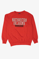 Vintage Red Northwestern Oklahoma State University Sweatshirt (2000s)
