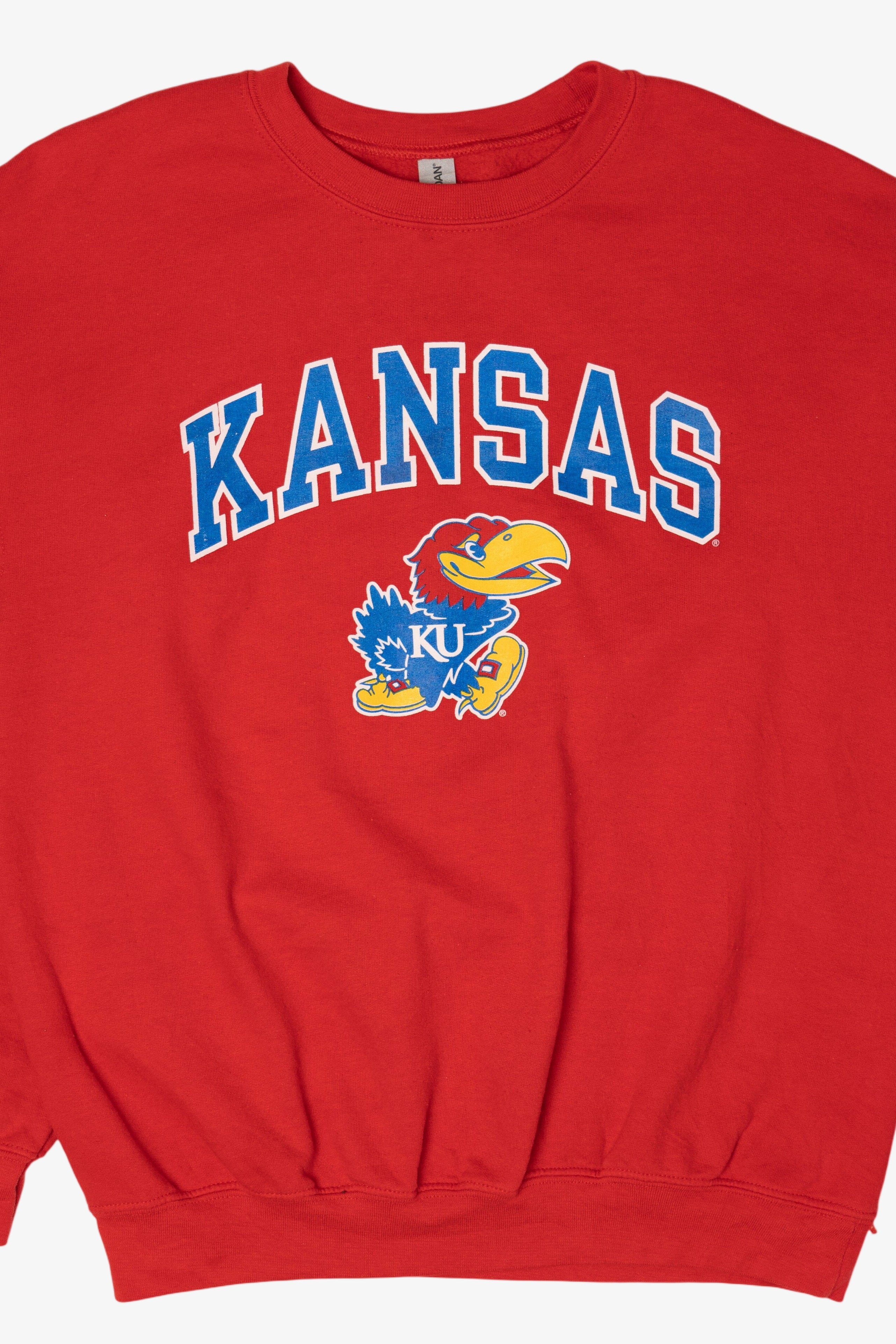 Red Kansas Jayhawks Sweatshirt (2010s)
