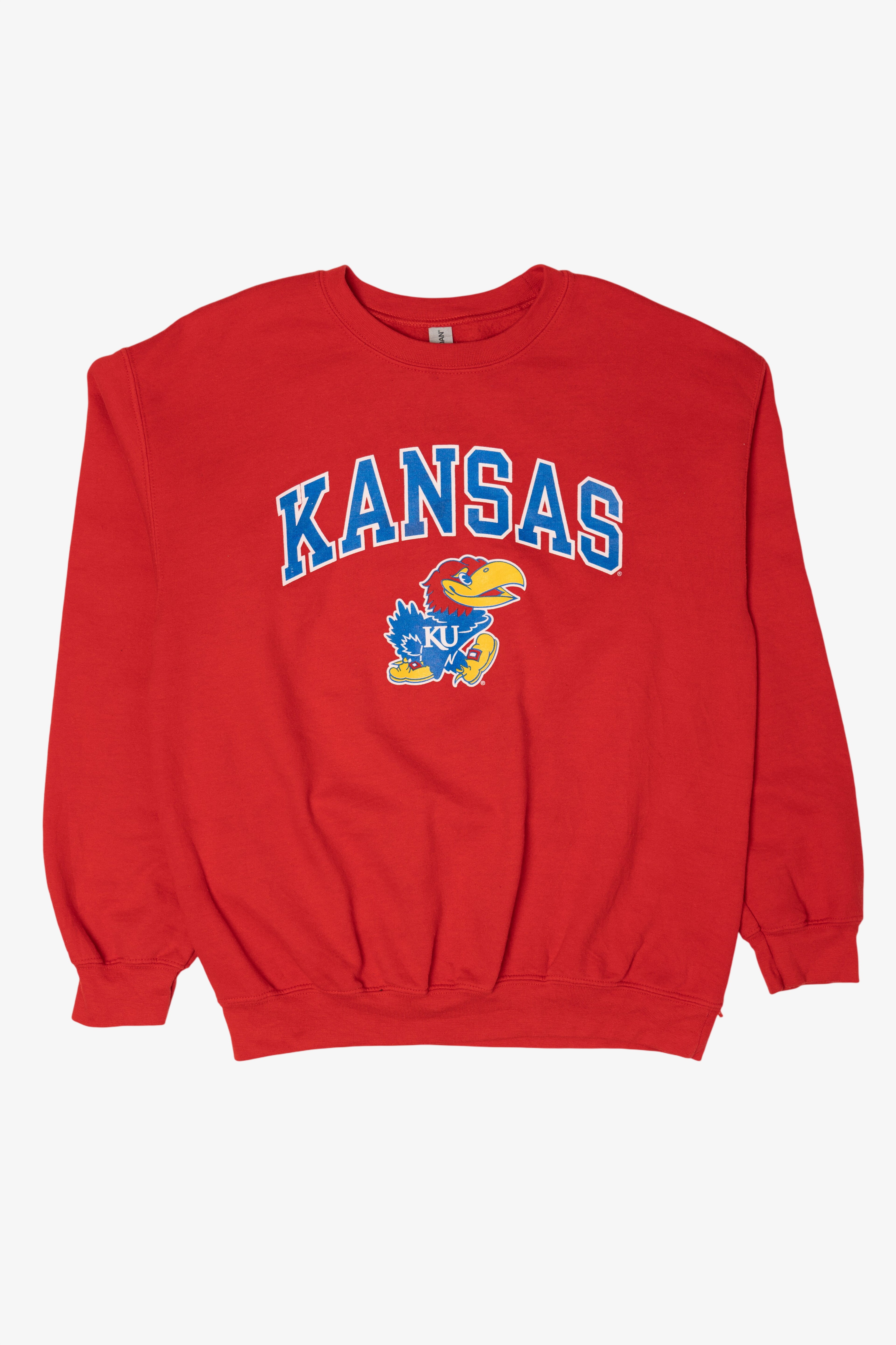 Red Kansas Jayhawks Sweatshirt (2010s)