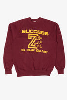 Vintage Burgundy "Success Is Our Game" Raglan Sweatshirt (1990s)