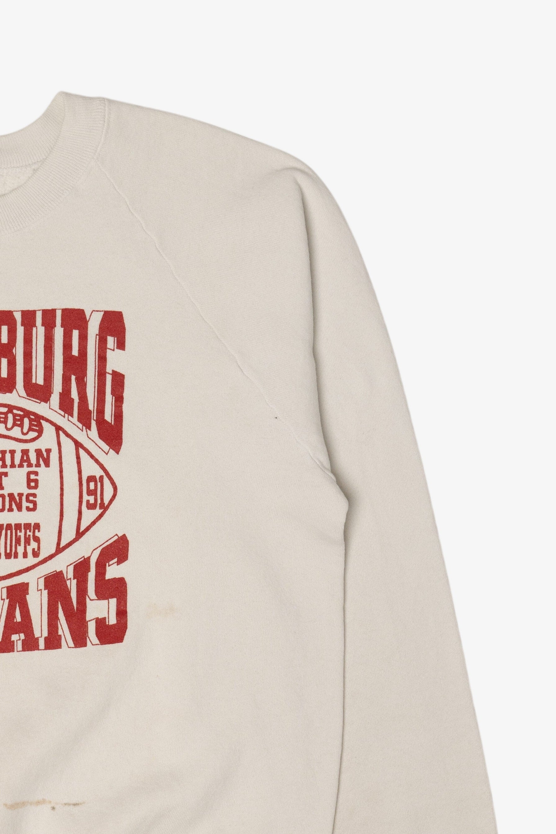 Vintage Distressed Saltsburg Trojans State Playoffs 1991 Sweatshirt (1990s)