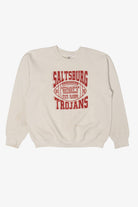 Vintage Distressed Saltsburg Trojans State Playoffs 1991 Sweatshirt (1990s)