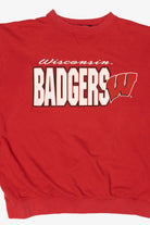Vintage Wisconsin Badgers Red Starter Sweatshirt (1990s)