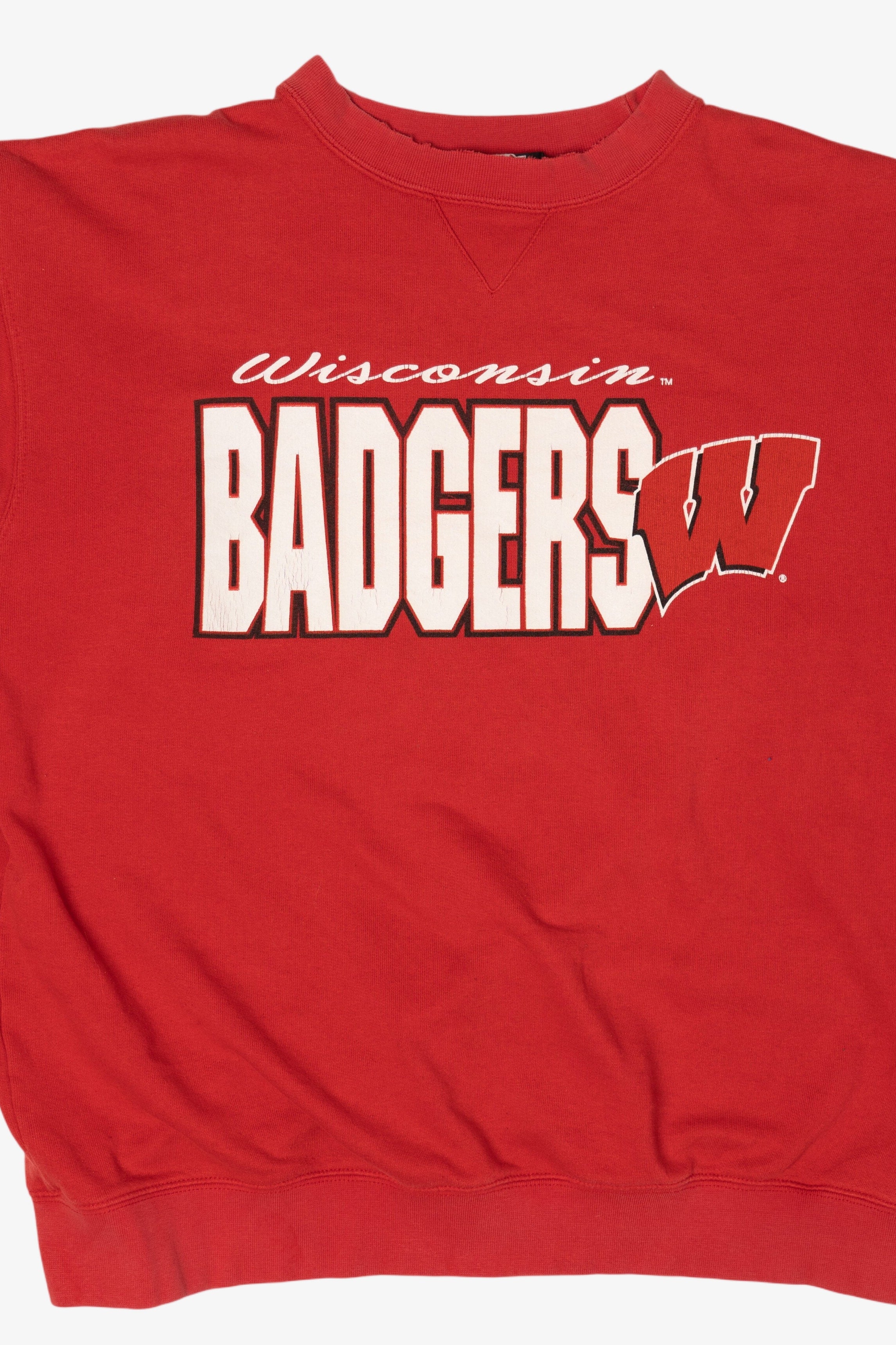 Vintage Wisconsin Badgers Red Starter Sweatshirt (1990s)