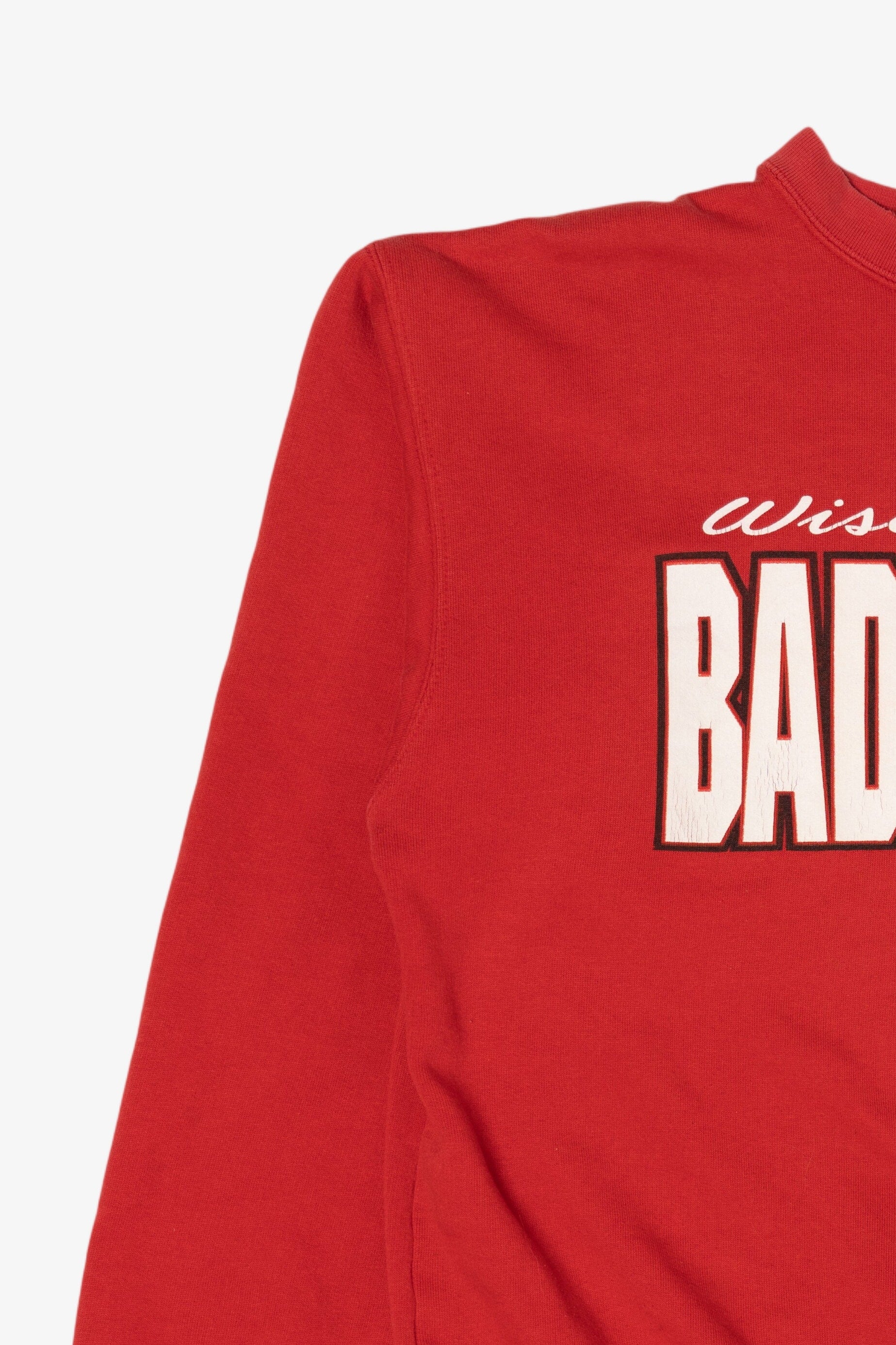 Vintage Wisconsin Badgers Red Starter Sweatshirt (1990s)